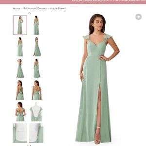 Azazie Everett Dress in Agave